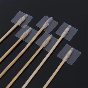 Detail of floral skewer adhesive pads for DIY snack bouquet and flower arrangement fixing