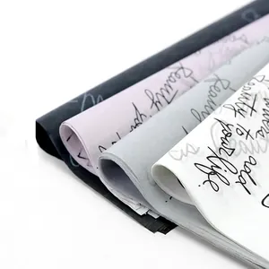 Florales Einwickelpapier Sydney mit eleganter englischer Schreibschrift für Sträuße