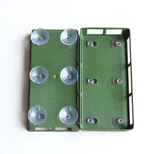 Rectangular flower mud tray with 6 suction cups for wedding car floral arrangements