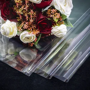 Macro view of transparent waterproof cellophane showing its clear texture and gloss.