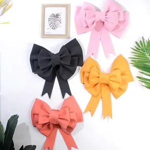 Kit Materiale Fai-da-te Fiocco Gigante Stile Coreano in Tessuto Decorazione Floreale Pendente per Matrimonio Festa Parete