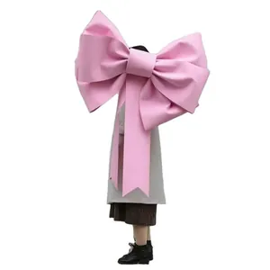 Grande fiocco decorativo rosa kit fai-da-te per addobbi floreali e confezioni regalo