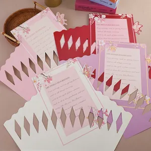 Floral bouquet shaping sheets in various colors with elegant diamond cutouts.
