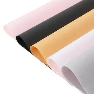 Multi-color waterproof wax-gloss pear paper for flower bouquet wrapping and lining