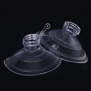 Clear transparent plastic suction cups for wedding car flower decoration.