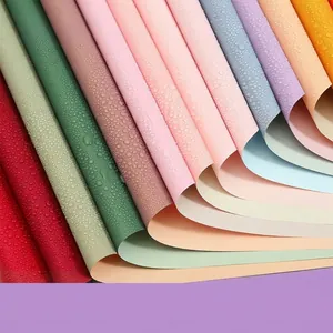 Waterproof Double Sided Matte Plastic Flower Wrapping Paper Two Color Gift Wrap For Bouquet Florist Supplies