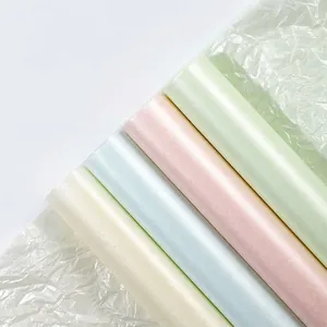 Pearlescent Waterproof Sydney Paper Flower Wrapping Paper Bouquet Lining Hand Rubbed Packaging Paper For Gift Cake Decoration