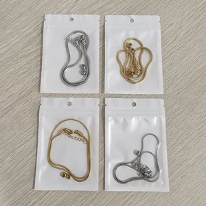 Edelstahl-Schlangenketten in Gold und Silber, einzeln verpackt für DIY-Schmuck