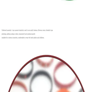 Detailed view of soccer pattern on elastic and waterproof silicone sports wristbands
