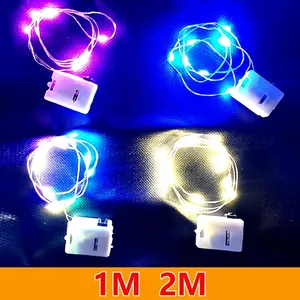 Multicolor LED copper wire fairy string lights for birthday cake and party decoration