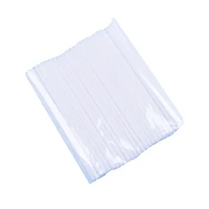 Set mit 100 hohlen weißen Plastik-Lutscherstäbchen für DIY-Süßigkeiten und Kuchen