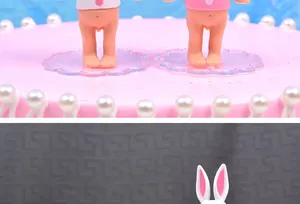 High-quality transparent plastic base for cake decoration figurines, bulk 100-piece set.