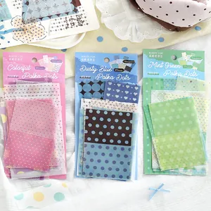 NOTE FOR Polka Dot Vellum Paper Memo Pad Set Translucent Scrapbooking Background Paper For Journaling DIY Crafts Stationery