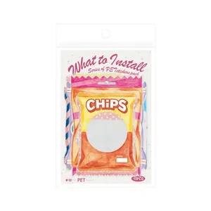 Original What to Install series PET sticker pack for DIY scrapbooking decoration