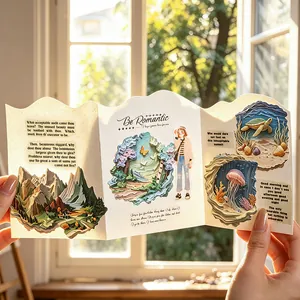 Vintage Stanzsticker-Set mit 3D-Naturdesigns für DIY-Journaling und Dekoration