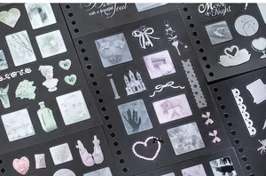 Esthetisch PET-stickerboek in Koreaanse balletstijl voor scrapbooking en planner decoratie