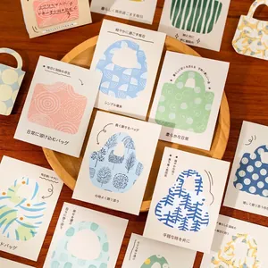 Autocollants esthétiques en forme de sacs pour la décoration de journaux