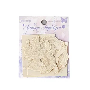 Autocollants nacrés style vintage pour scrapbooking et décoration créative de bricolage