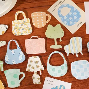 Collection d'autocollants décoratifs de style japonais pour le scrapbooking et le journalisme