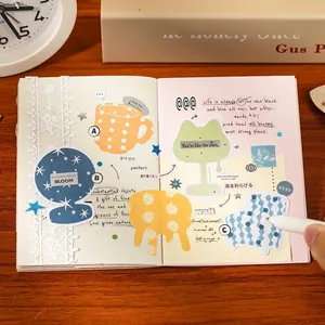Carnet d'autocollants style sel pour journalisation DIY et scrapbooking déco