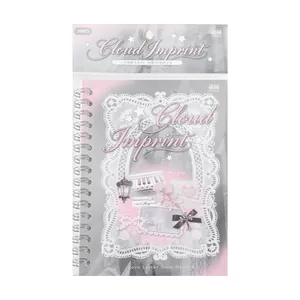 Yuxian PET spiraal stickerboek met Koreaanse balletstijl voor journaling