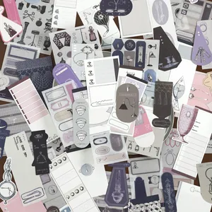 Infeel.Me Vintage Manuscript Scrapbooking Material Pack Retro Journaling Collage Decorative Background Paper For DIY Art Craft