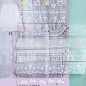 Pixel Garden Series PET decorative tape strips for scrapbooking and DIY journals