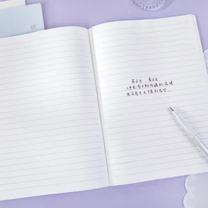 B5 wireless bound lined notebook with aesthetic spring theme and motivational quotes