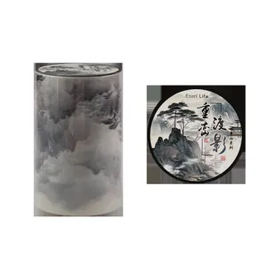 Ruban PET Etori Life avec paysage à l'encre chinoise traditionnelle pour le DIY