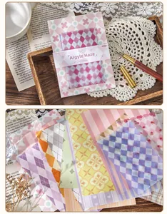 Vintage Argyle Haze papier set voor creatieve DIY journaling en scrapbooking