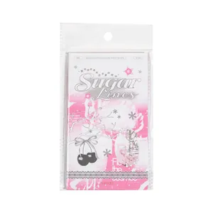 Rosa ästhetisches Faltmaterialpapier der Serie Yuxian Sugar Lines für Scrapbooking
