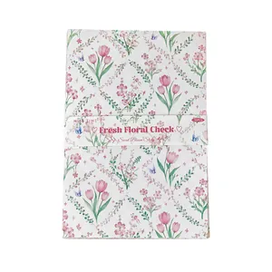 Fresh floral scrapbooking material paper pack with sweet bloom story design for DIY crafts
