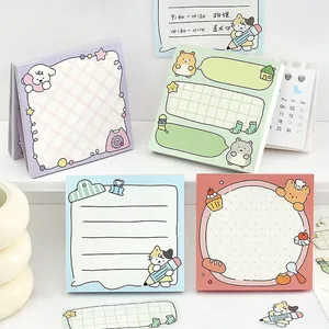 Cute Cartoon Animal Memo Pad Corners Murmurs Printed Writing Paper Sticky Notes For Journaling Scrapbooking Office School Supplies