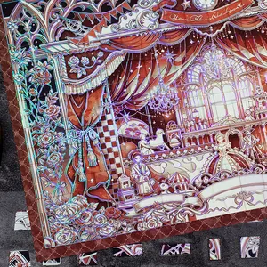 Adesivi puzzle 3D con bronzatura opera vintage per diari di scrapbooking fai-da-te