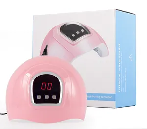 Détail de la lampe à ongles LED USB 54W rose avec 18 perles haute efficacité