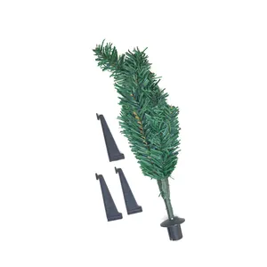 Détail de la branche du mini sapin de Noël et des pieds de support amovibles