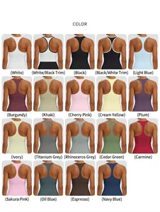 Aperçu détaillé des variantes de couleurs pour la collection de brassières sport
