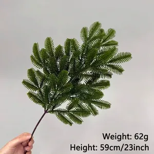 59cm artificial cedar branch for Christmas tree decor and DIY greenery arrangements