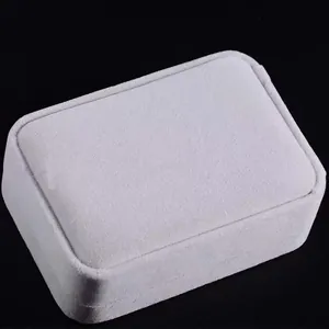 Exquisita Caja de Almacenamiento de Joyas de Terciopelo y Cuero PU para Collares Pulseras Estuche de Regalo de Lujo