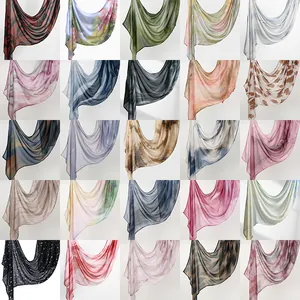 Variety pack of printed cotton headscarves with ethnic and floral patterns for women