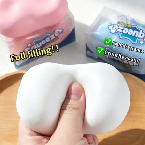 Suave juguete antiestrés blanco con forma de patata y espuma de rebote lento (81)