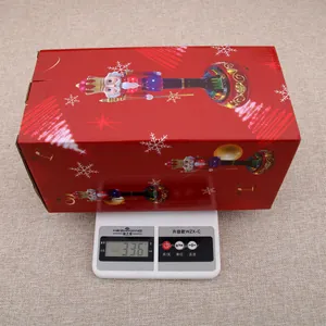 Package weight of 336g for the musical rotating Nutcracker Christmas soldier ornament