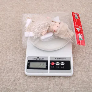 Leichter Plüsch-Engel-Weihnachtsschmuck wiegt 22 Gramm in der Verpackung