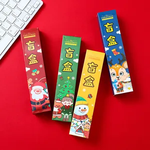 Coffret mystère de papeterie de Noël avec stylos, cadeau festif pour les enfants