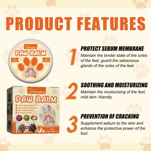 Key features of YEGBONG pet paw balm for dog and cat foot moisturizing and protection