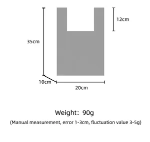 Diagramme détaillé des dimensions pour un sac à main en tricot minimaliste gris