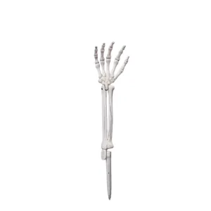 Realistischer Halloween-Skeletthand-Erdspieß für die Garten- und Spukhausdekoration