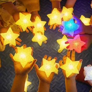 LED Glowing Handheld Star Light EVA Material For Children Performance Festival Dance Party Decoration Atmospheric Star Lamp