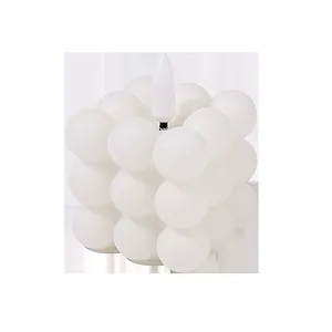 White LED bubble cube candle light for romantic atmosphere and home decor