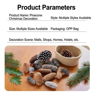 Pigne in Legno Naturale Per Decorazioni Di Natale Accessori Per Ghirlande Fai-Da-Te Pigne Americane Locali Ornamenti Per La Casa Delle Vacanze